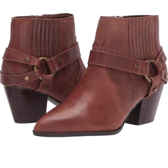 Bella Vita Women's Bronx Western  festival leather ankle Boots  7.5M rodeo Y2K - Picture 13 of 13